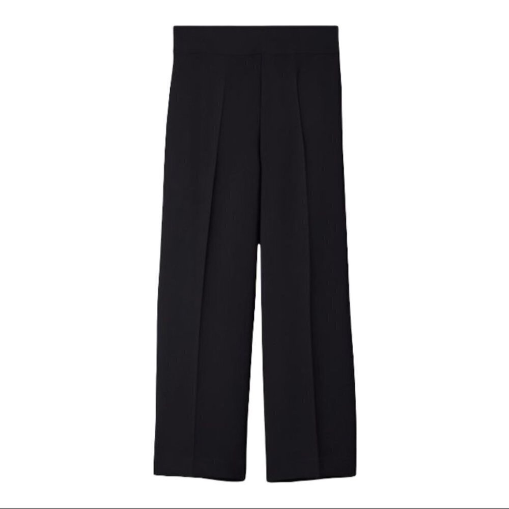 ** Wilfred Black High Rise Wide Leg Cropped Pants Size 00